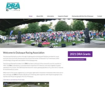 Dradubuque.com(Dubuque Racing Association) Screenshot