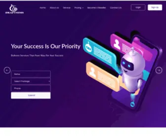 Draft4SMS.com(Bulk SMS Provider in Chennai SMS services in Tamilnadu) Screenshot