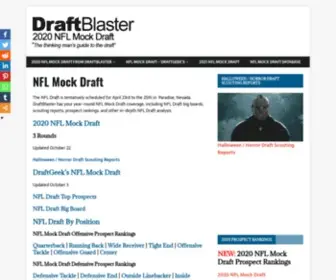 Draftblaster.com(NFL Mock Draft) Screenshot