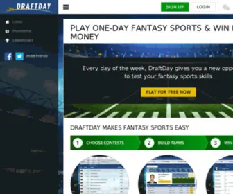 Draftday.com(Daily Fantasy Sports for Money) Screenshot