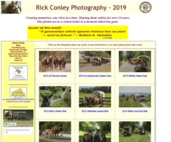 Drafthorsephotos.com(Conleys Horse Photos) Screenshot