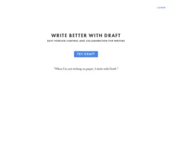 Draftin.com(Write Better) Screenshot