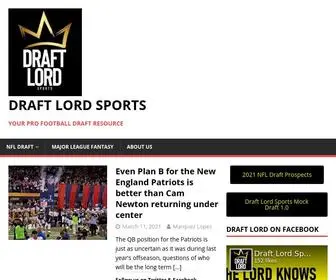 Draftlordsports.com(DRAFT LORD SPORTS) Screenshot