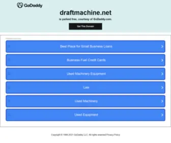 Draftmachine.net(The Draft Machine) Screenshot