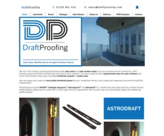 Draftproofing.com(Door Seals) Screenshot