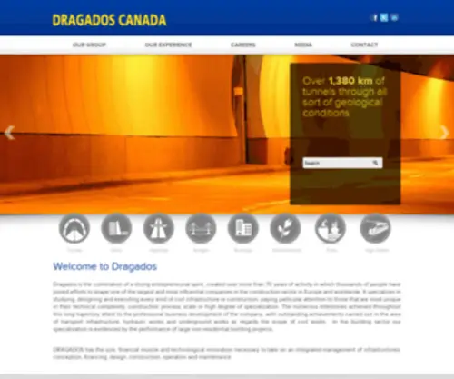 Dragados-Canada.com(Dragados Canada) Screenshot