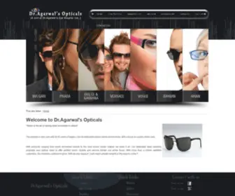 Dragarwalsopticals.com(Dr. Agarwal´s Opticals Home) Screenshot