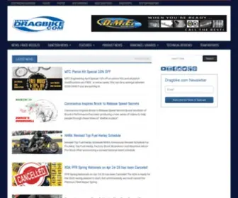 Dragbike.com(Motorcycle Drag Racing News) Screenshot