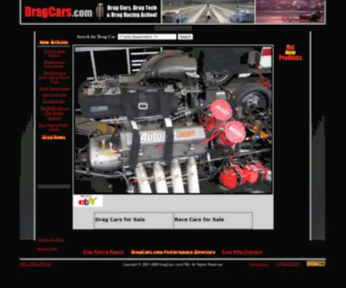 Dragcars.com(Drag Cars and Race Cars for sale) Screenshot