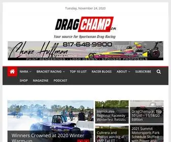 Dragchamp.com(Sportsman Drag Racing News) Screenshot