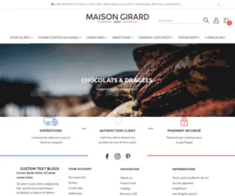 Dragees-Girard.com(Dragées mariage et baptême) Screenshot