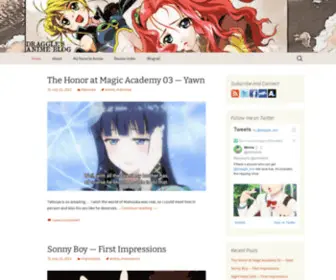 Draggle.org(Draggle's Anime Blog) Screenshot