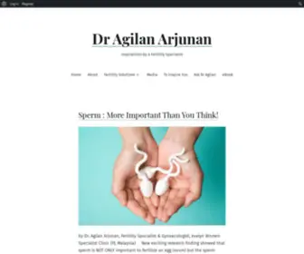 Dragilan.com(Dr Agilan Arjunan) Screenshot