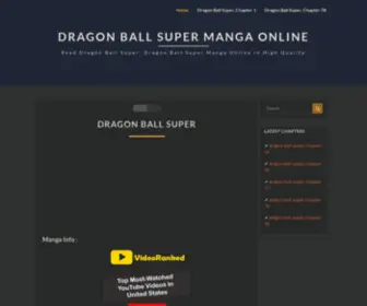 Dragon-Ball-Super.net(Dragon Ball Super Manga Online) Screenshot
