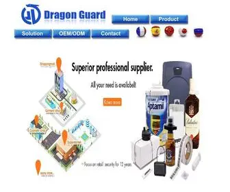 Dragon-Guard.com(Advanced EAS & RFID Tagging Solutions for Retail Security) Screenshot