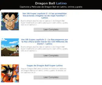 Dragonball-Latino.com(Ver Dragon Ball Latino) Screenshot