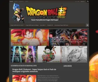 Dragonballsuper-France.fr(Avec Dragon Ball Super) Screenshot