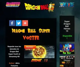 Dragonballsuper-Vostfr.com(Animes Streaming en Vostfr) Screenshot