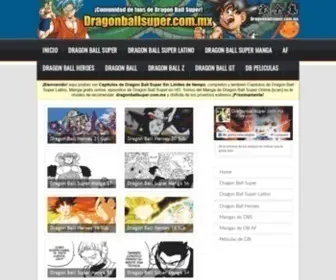 Dragonballsuper.com.mx(Ver Dragon Ball Super Latino Capitulos Completos Online) Screenshot