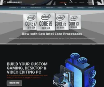 Dragonblaze.co.uk(Outrival MSI ASUS Custom Gaming PC Builder UK) Screenshot