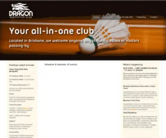 Dragonclub.org(Dragon Badminton Club) Screenshot