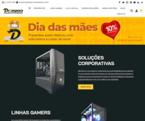 Dragoncomputadores.com.br(Pc Gaming Personalizado & Performance) Screenshot