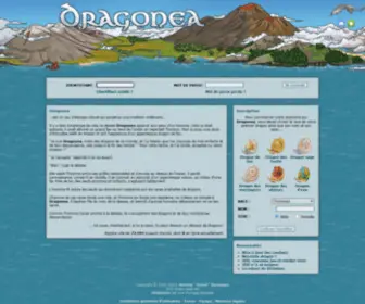 Dragonea.com(Jeu d'élevage virtuel de Dragons) Screenshot