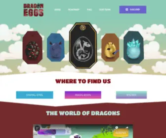 Dragoneggsnft.com(Your story) Screenshot