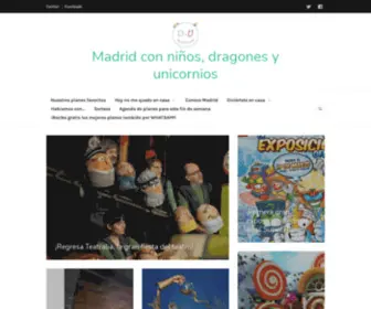 Dragonesyunicornios.com(Madrid con niños) Screenshot