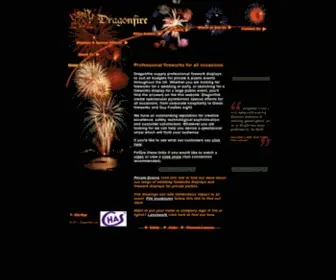 Dragonfire.co.uk(Firework displays) Screenshot