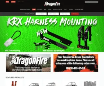 Dragonfireracing.com(Arctic Cat) Screenshot