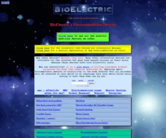 Dragonfly75.com(BioElectric's Electromedicine Devices) Screenshot