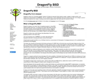 Dragonflybsd.org(DragonFly BSD) Screenshot