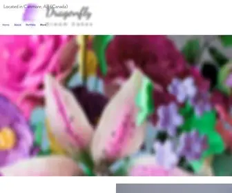 Dragonflydreamcakes.com(Custom Cakes) Screenshot