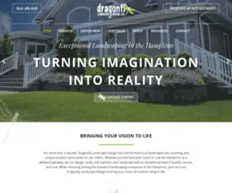 Dragonflyltd.com(Landscaping Companies in Westhampton) Screenshot