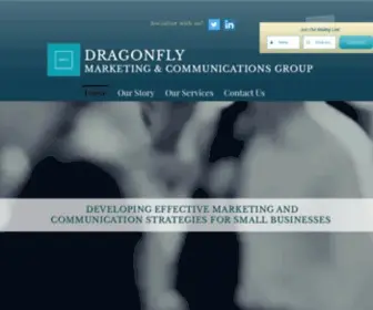 Dragonflymktg.com(Dragonfly Marketing & Communications Group) Screenshot