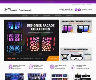 Dragonfrontboards.com(Custom DJ Facades) Screenshot