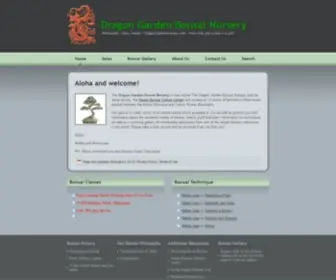 Dragongardennursery.com(Dragon Garden Bonsai Nursery) Screenshot