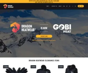 Dragonheatwear.com(GOBI HEAT®) Screenshot