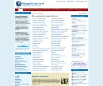 Dragonicum.com(Making the right business connections) Screenshot