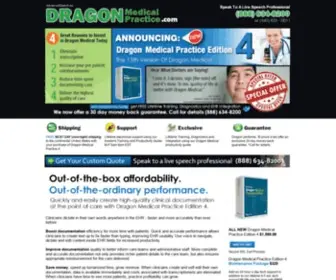 Dragonmedicalpractice.com(Dragon Medical Practice Edition 4) Screenshot