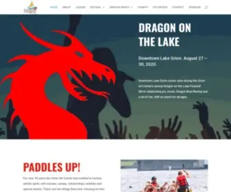 Dragononthelake.com(Dragon on the Lake) Screenshot