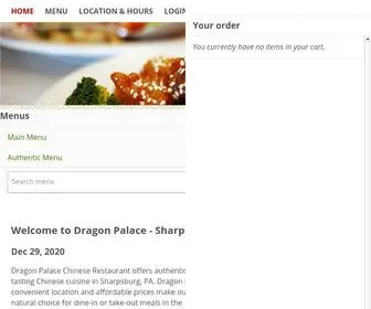 Dragonpalace-PA.com(Order Chinese online from Dragon Palace) Screenshot