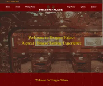 Dragonpalacesc.com(Dragon Palace Chinese Bistro) Screenshot