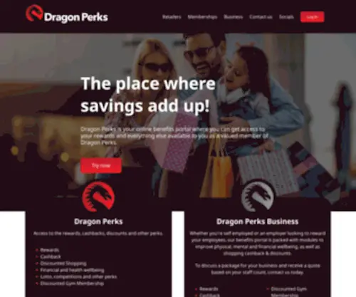 Dragonperks.co.uk(Dragon Perks) Screenshot