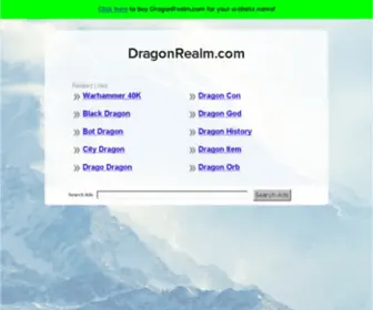 Dragonrealm.com(Dragon Realm Studios) Screenshot