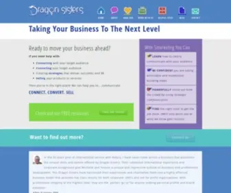 Dragonsisters.com.au(Improve, maximise and grow your business) Screenshot