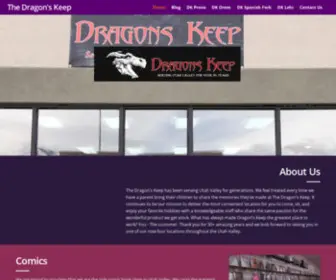 Dragonskeep.com(Comics, Games, and Events) Screenshot