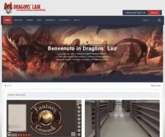 Dragonslair.it(Community sui Giochi di Ruolo) Screenshot