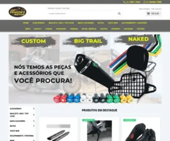 Dragonsmotos.com.br(Dragons Moto Peças) Screenshot